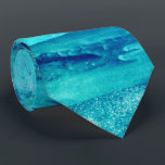 Blue beach waves nautical sea ocean marine tie<br><div class="desc">A beautiful watercolor abstract collage of ocean waves against sea blue tones. This is ideal for a beach wedding; as a coastal anniversary gift or as a gift for your groomsmen.</div>