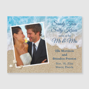 Blue Beach Waves Sandy Toes Salty Kisses Photo