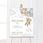 Blue Bear Baby Shower Welcome Poster<br><div class="desc">Make your event special with this Teddy Bear Baby Shower with our cute and lovely printable Welcome Sign Sign featuring adorable Boho Baby Shower theme. Download,  personalise,  and create lasting memories with this perfect touch for your joyous celebration!

BS504</div>
