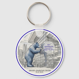 Blue Bear Keychain