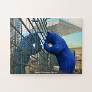 Blue Bear Monument Colorado Jigsaw Puzzle