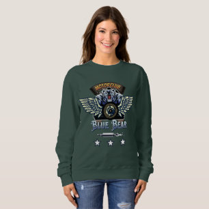 Blue Bear motorclub soul, Elegant and Cool Sweatshirt