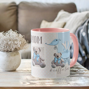 Blue Bear New Mom Coffee Mug