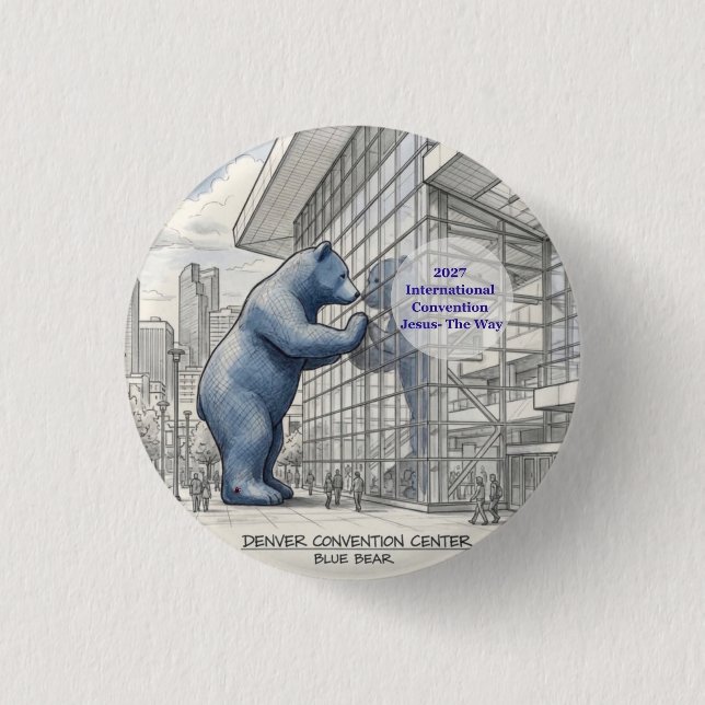 Blue Bear Pin (Front)