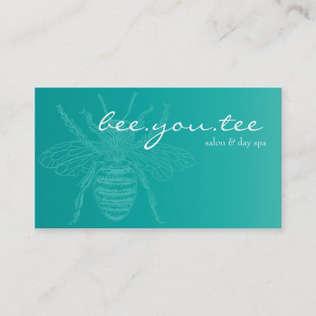 Blue Bee Bizcard Business Card (Front)