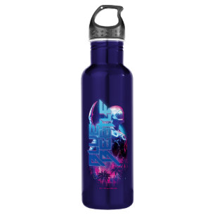 Blue Beetle Retrowave City Lights 710 Ml Water Bottle