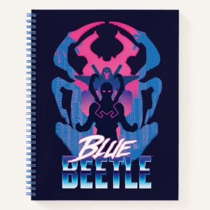 Blue Beetle Retrowave Versus Graphic Notebook