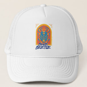 Blue Beetle Scarab Talavera Graphic Trucker Hat