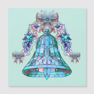 Blue Bell Christmas Magnetic Card