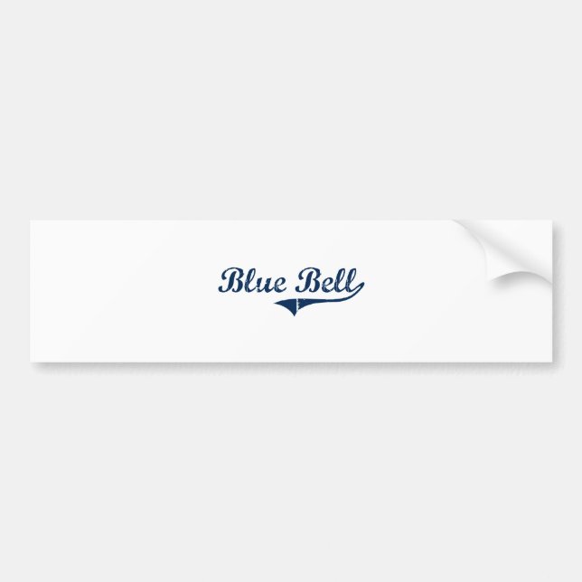Blue Bell Pennsylvania Classic Design Bumper Sticker (Front)