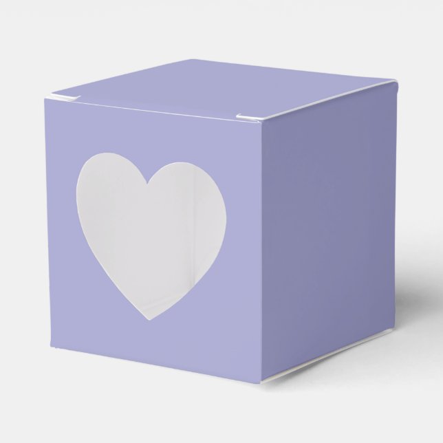 Blue bell (solid colour)  favour box (Front Side)