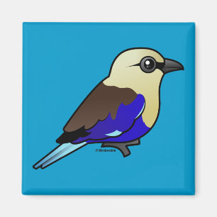 Blue-bellied Roller Magnet