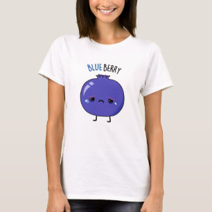 Blue Berry Funny Blueberry Pun  T-Shirt
