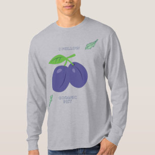 Blue-Berry Organic Diet Men's Grey Long Sleeve T-Shirt