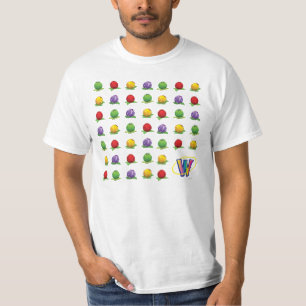 Blue Berry Pattern T-Shirt