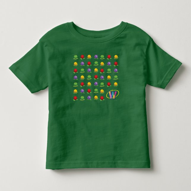 Blue Berry Pattern Toddler T-Shirt (Front)