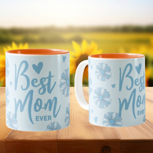 Blue Best Mum Ever Mother's Day Mug