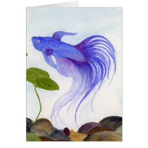 Blue Betta Fish