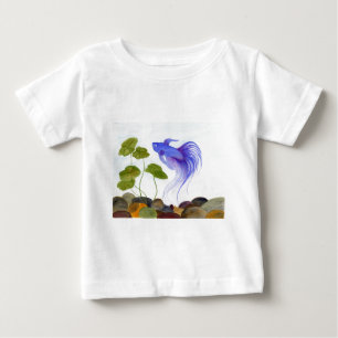 Blue Betta Fish Baby T-Shirt