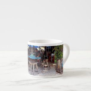 Blue Bicycle Espresso Cup