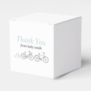 Blue Bicycle Favour Box