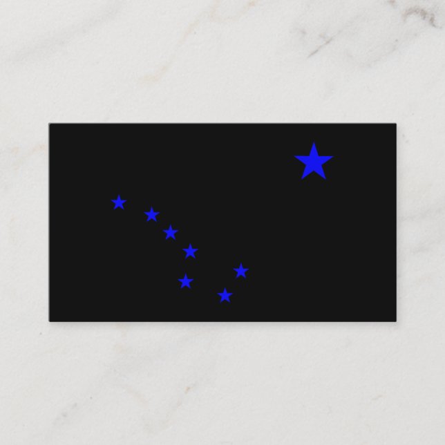 Blue Big Dipper Business Card (Front)