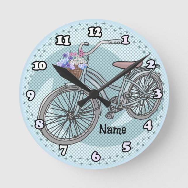 Blue Bike clock (Front)