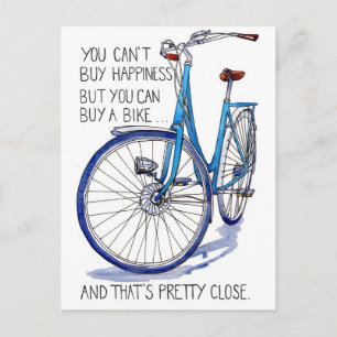 Blue Bike Happiness card