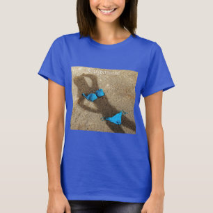 Blue Bikini Beach Sand Thunder_Cove T-Shirt