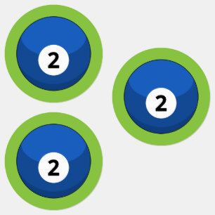 Blue Billiard Ball Number Two