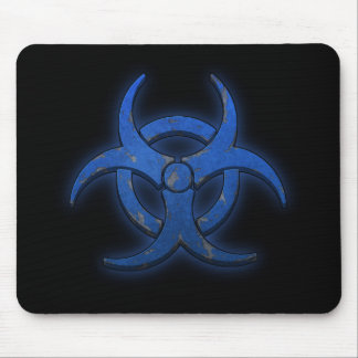 Blue Biohazard Mouse Mat