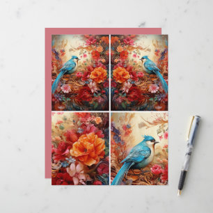 Blue Bird 1c pink