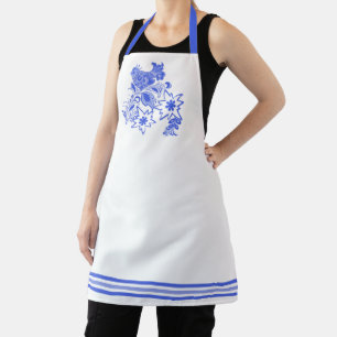 Blue bird and Edelweiss Apron