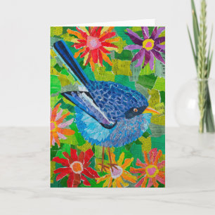 Blue Bird Card