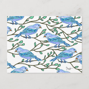 Blue Bird Conference Postcard