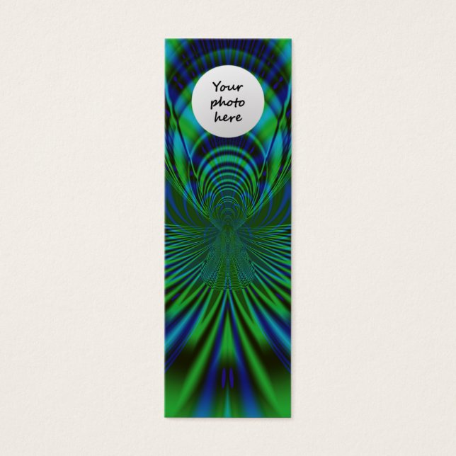 Blue Bird Custom Bookmark (Front)
