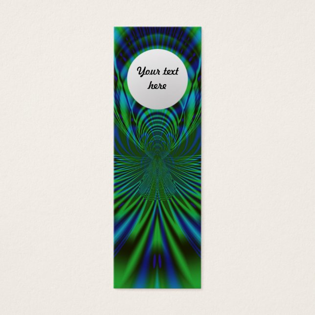 Blue Bird Custom Bookmark (Front)