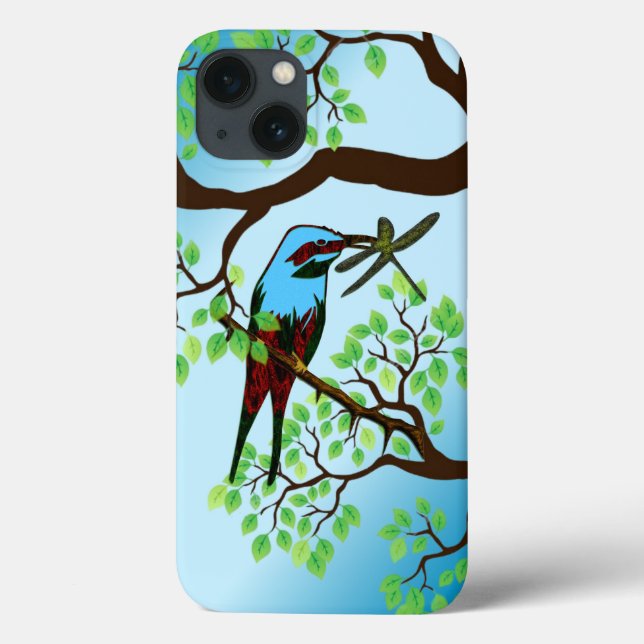 Blue Bird Design Case-Mate iPhone Case (Back)