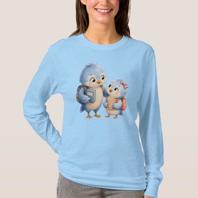 Blue Bird Duo Long Sleeve Top (Front)