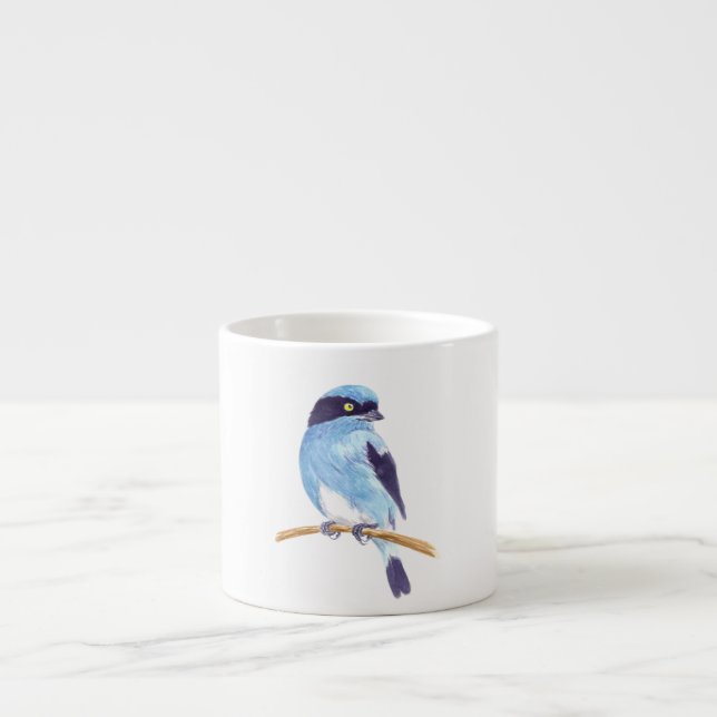 Blue bird espresso cup (Front)