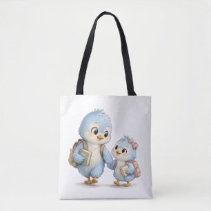 Blue Bird Everyday Canvas Tote Bag