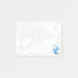 Blue Bird & Floral Notes
