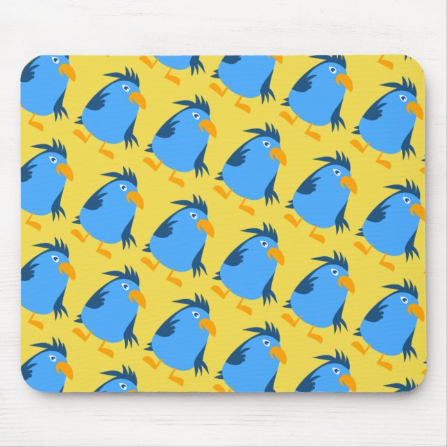 Blue Bird for Kids by storeman. Mouse Mat (Front)