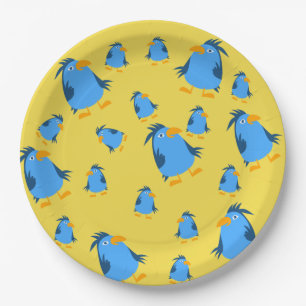 Blue Bird for Kids by storeman. Paper Plate