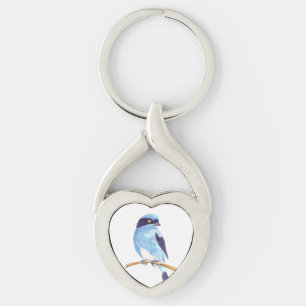 Blue bird key ring