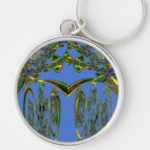 Blue bird key ring