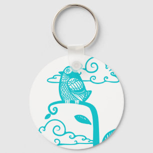 Blue Bird Key Ring