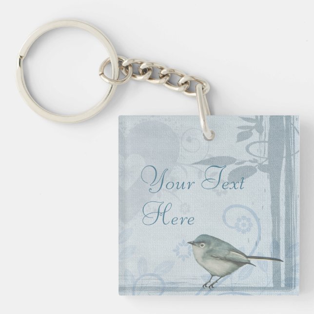 Blue Bird Key Ring (Front)