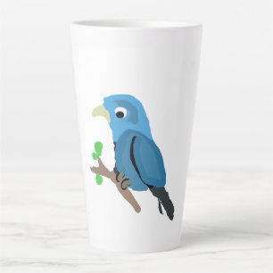 Blue Bird Latte Mug