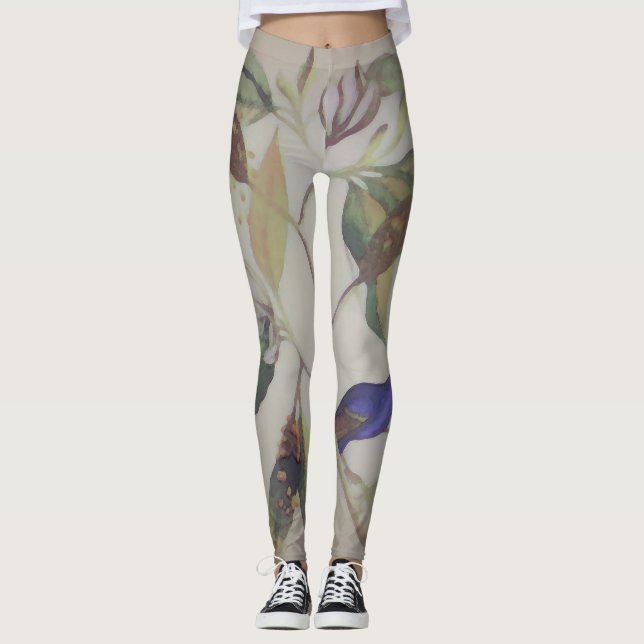 Blue Bird - Leggings (Front)